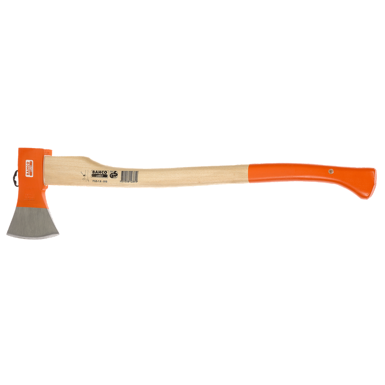 BAHCO FGS-810 Felling Axe with Curved Ash Wood Handle 800 mm - Premium Felling Axe from BAHCO - Shop now at Yew Aik.