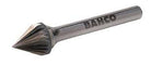 BAHCO J Tungsten Carbide Rotary Burr 60° Cone For Metal - Premium Carbide Rotary Burr from BAHCO - Shop now at Yew Aik.