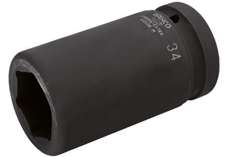 BAHCO K9506M 1" Square Drive Deep Impact Socket With Metric Hex - Premium Impact Socket from BAHCO - Shop now at Yew Aik.