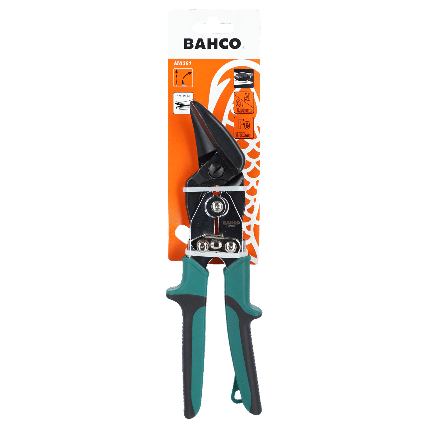 BAHCO MA361 Right Cut Pass-Through Shears with Increased Power - Premium Shears from BAHCO - Shop now at Yew Aik.