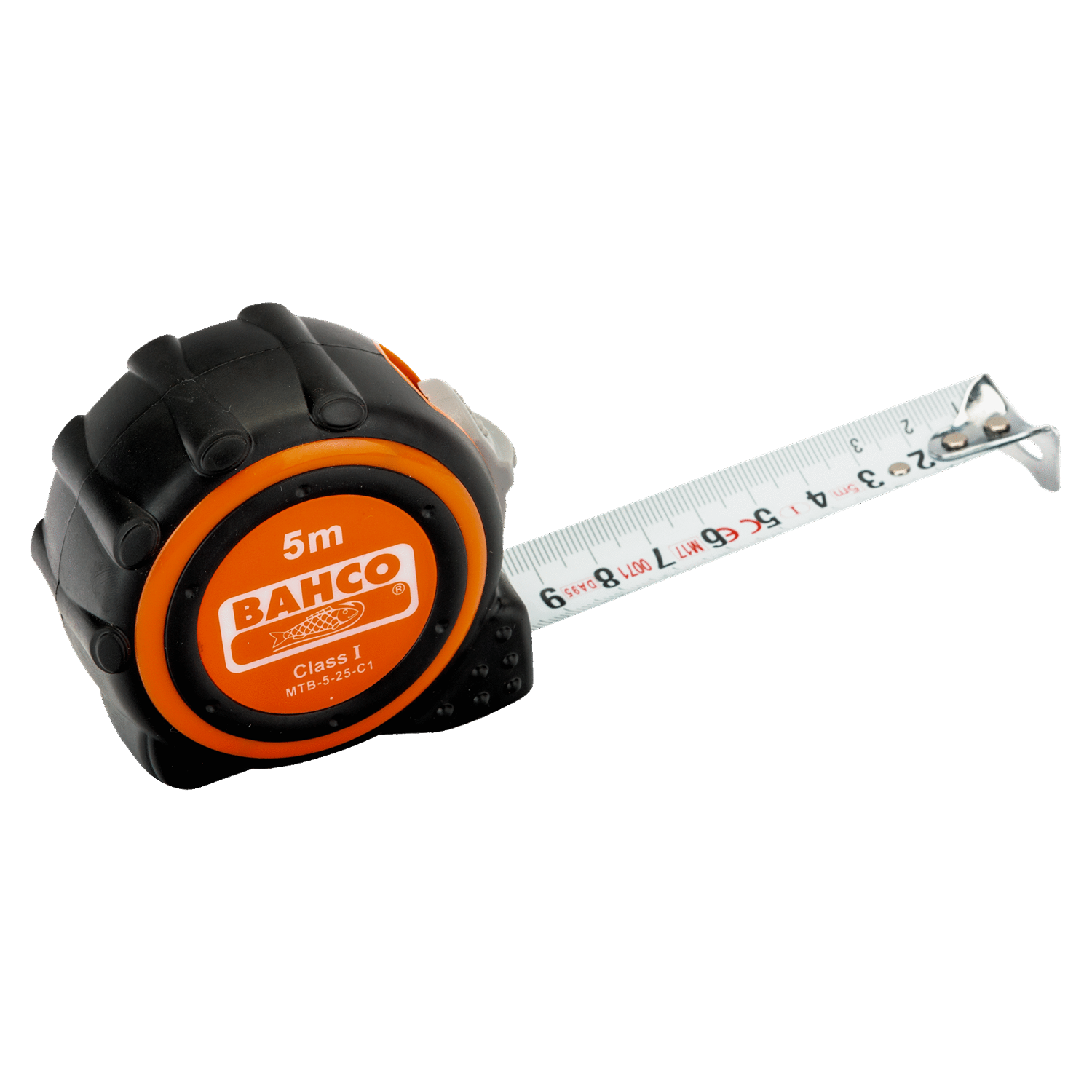 BAHCO MTB_C1 Short Measuring Tape with Rubber Grip Class-I - Premium Measuring Tape from BAHCO - Shop now at Yew Aik.