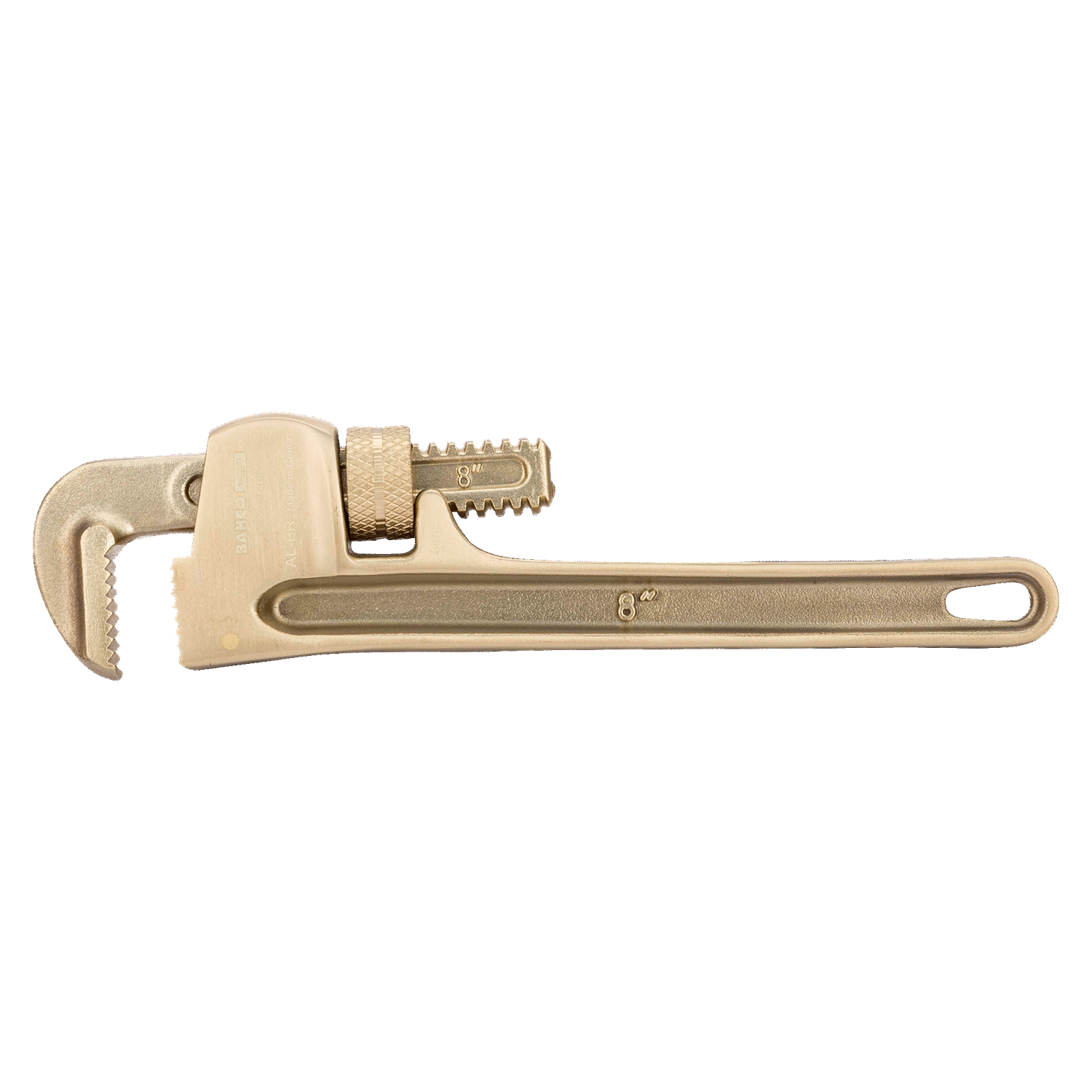 BAHCO NS200 Non-Sparking Heavy Duty Pipe Wrench Aluminium Bronze - Premium Pipe Wrench from BAHCO - Shop now at Yew Aik.