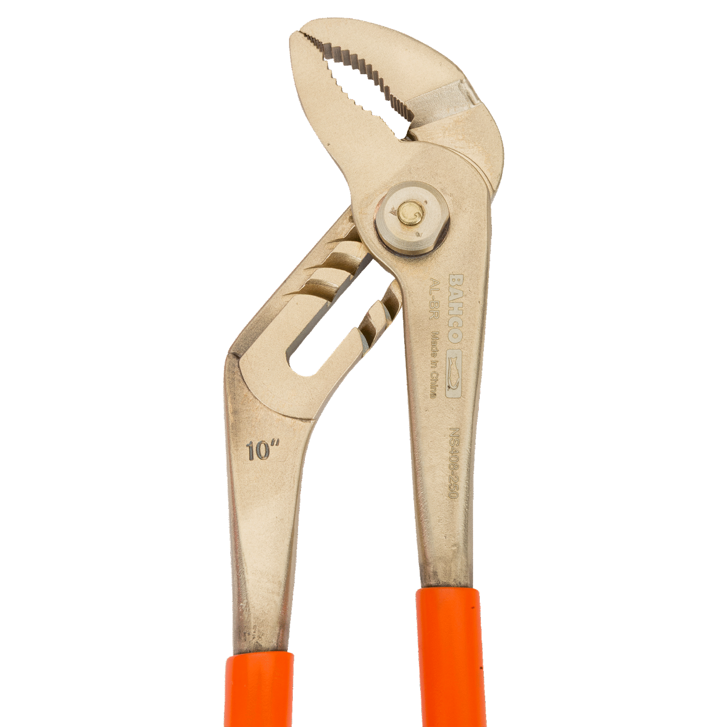 BAHCO NS408 Non-Sparking Groove Joint Plier Aluminium Bronze - Premium Groove Joint Plier from BAHCO - Shop now at Yew Aik.