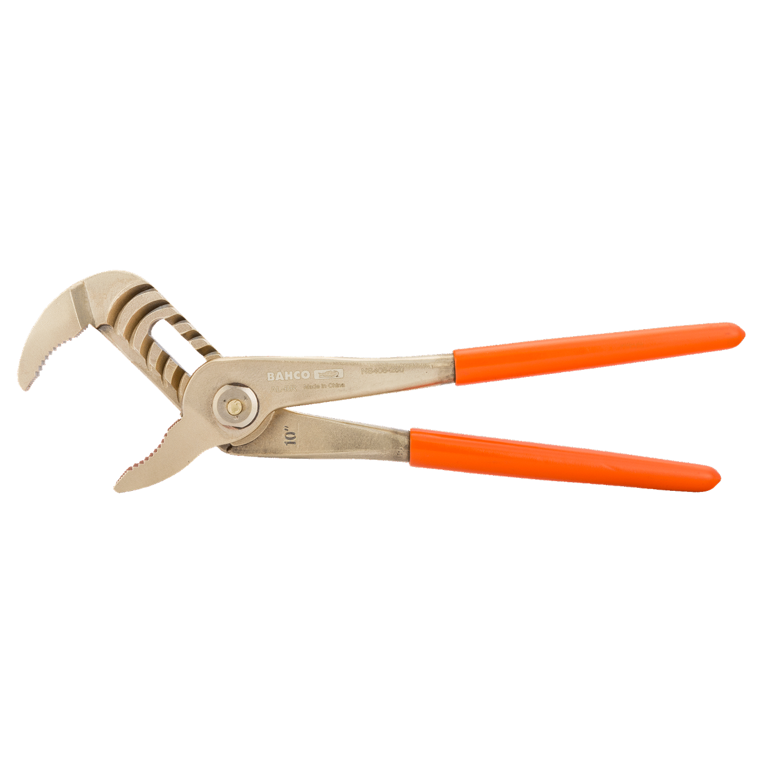 BAHCO NS408 Non-Sparking Groove Joint Plier Aluminium Bronze - Premium Groove Joint Plier from BAHCO - Shop now at Yew Aik.