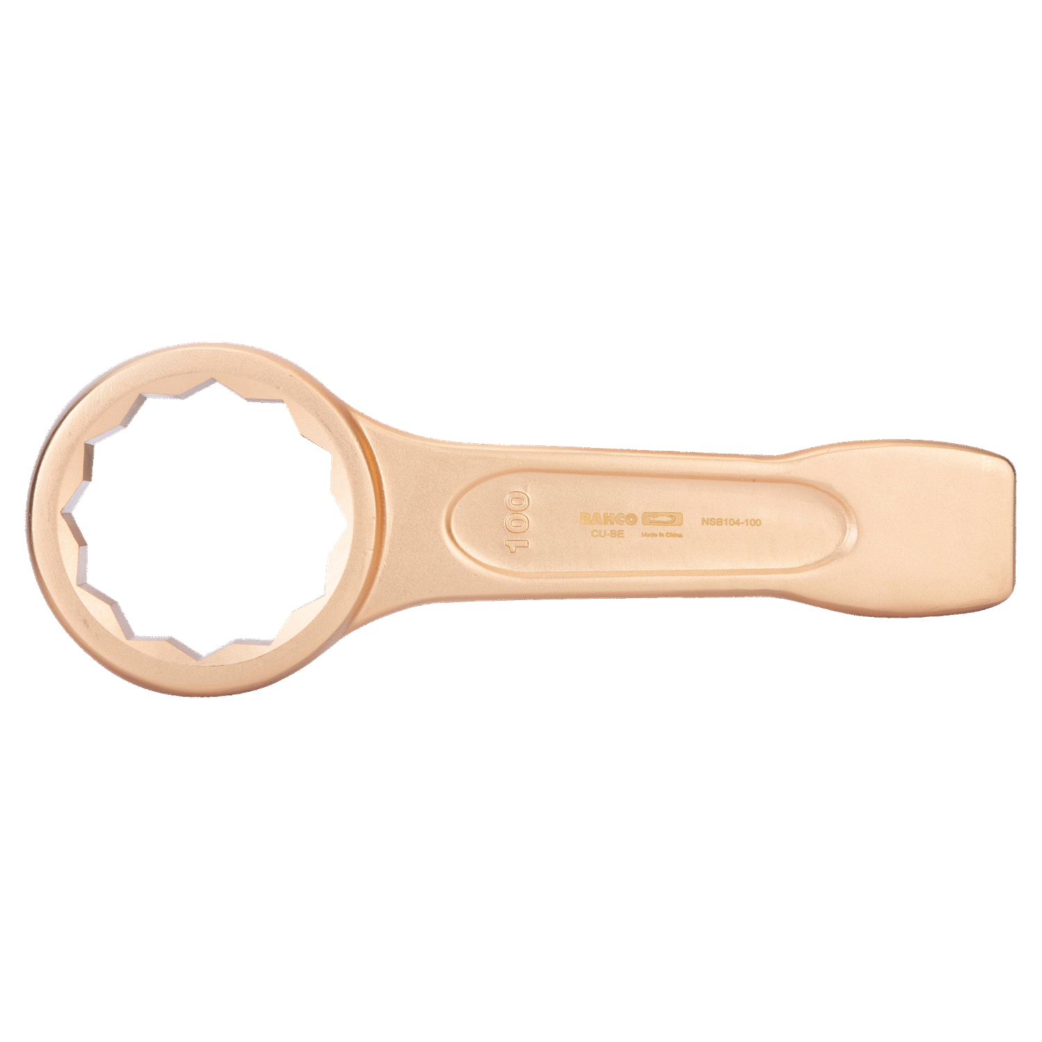 BAHCO NSB104 Slogging Ring Wrench Copper Beryllium Metric - Premium Slogging Ring Wrench from BAHCO - Shop now at Yew Aik.