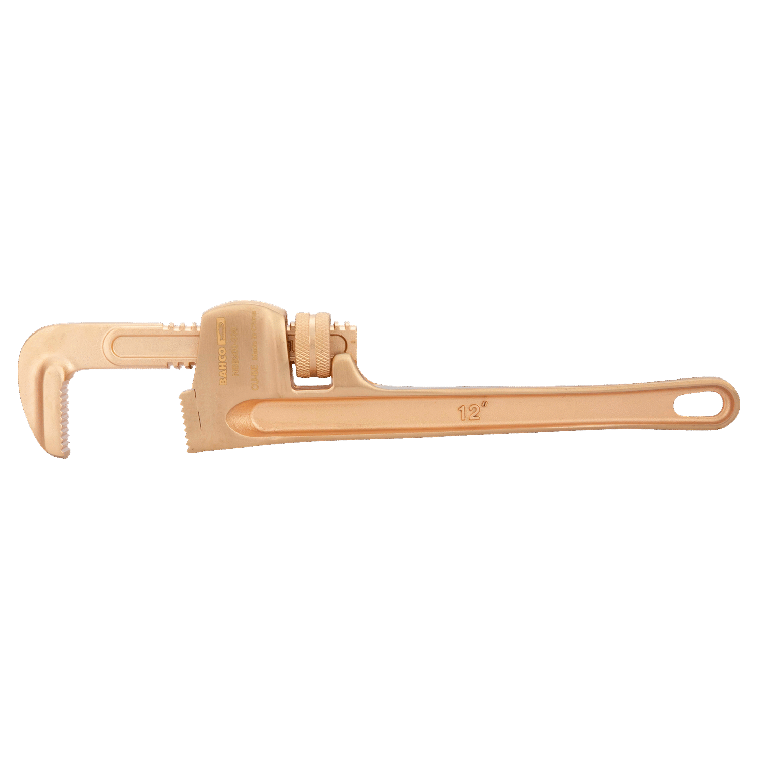 BAHCO NSB200 Non-Sparking Heavy Duty Pipe Wrench Copper Beryllium - Premium Pipe Wrench from BAHCO - Shop now at Yew Aik.