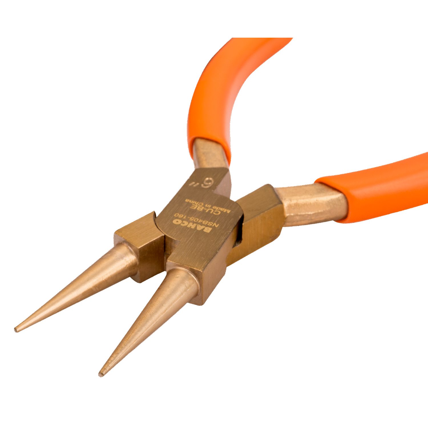 BAHCO NSB405 Non-Sparking Round Nose Plier Copper Beryllium - Premium Round Nose Plier from BAHCO - Shop now at Yew Aik.