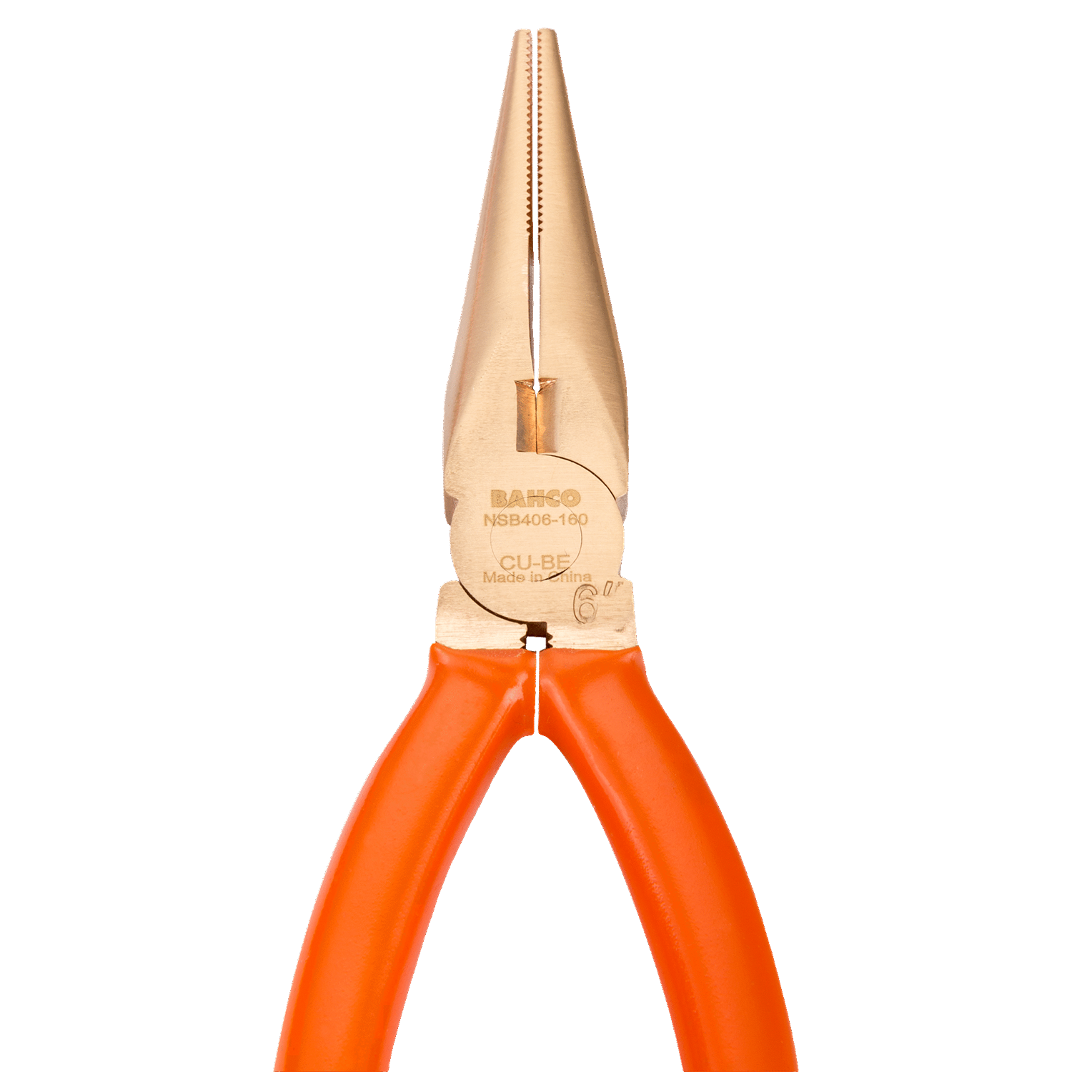 BAHCO NSB406 Non-Sparking Long Nose Plier Copper Beryllium - Premium Long Nose Plier from BAHCO - Shop now at Yew Aik.