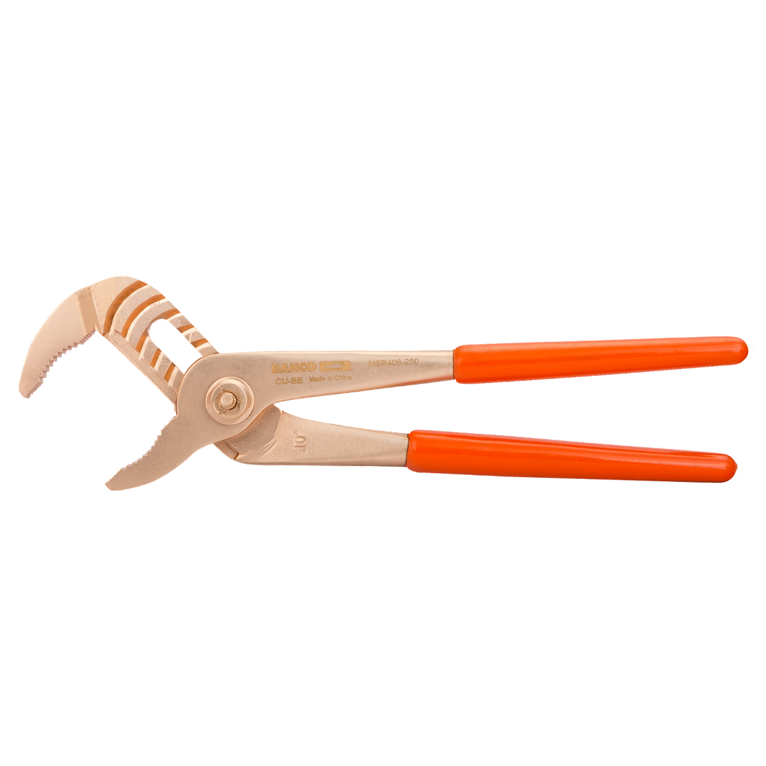 BAHCO NSB408 Non-Sparking Groove Joint Plier Copper Beryllium - Premium Groove Joint Plier from BAHCO - Shop now at Yew Aik.