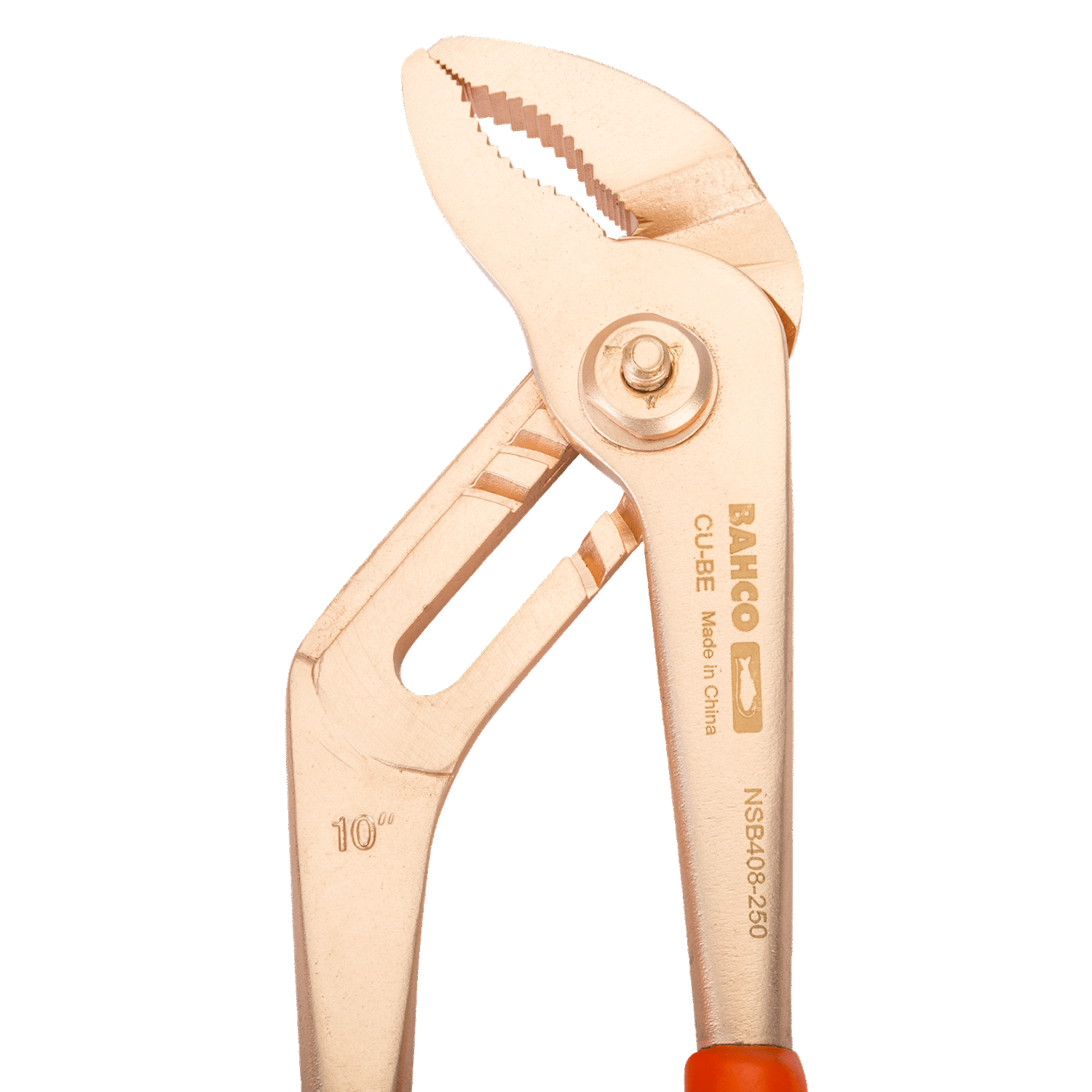 BAHCO NSB408 Non-Sparking Groove Joint Plier Copper Beryllium - Premium Groove Joint Plier from BAHCO - Shop now at Yew Aik.