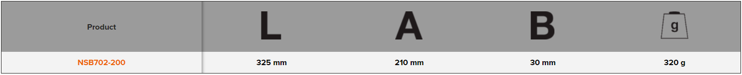 BAHCO NSB702 Non-Sparking Flat Scraper Copper Beryllium - Premium Flat Scraper from BAHCO - Shop now at Yew Aik.