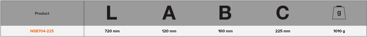 BAHCO NSB704 Non-Sparking Long Blade Scraper Copper Beryllium - Premium Long Blade Scraper from BAHCO - Shop now at Yew Aik.