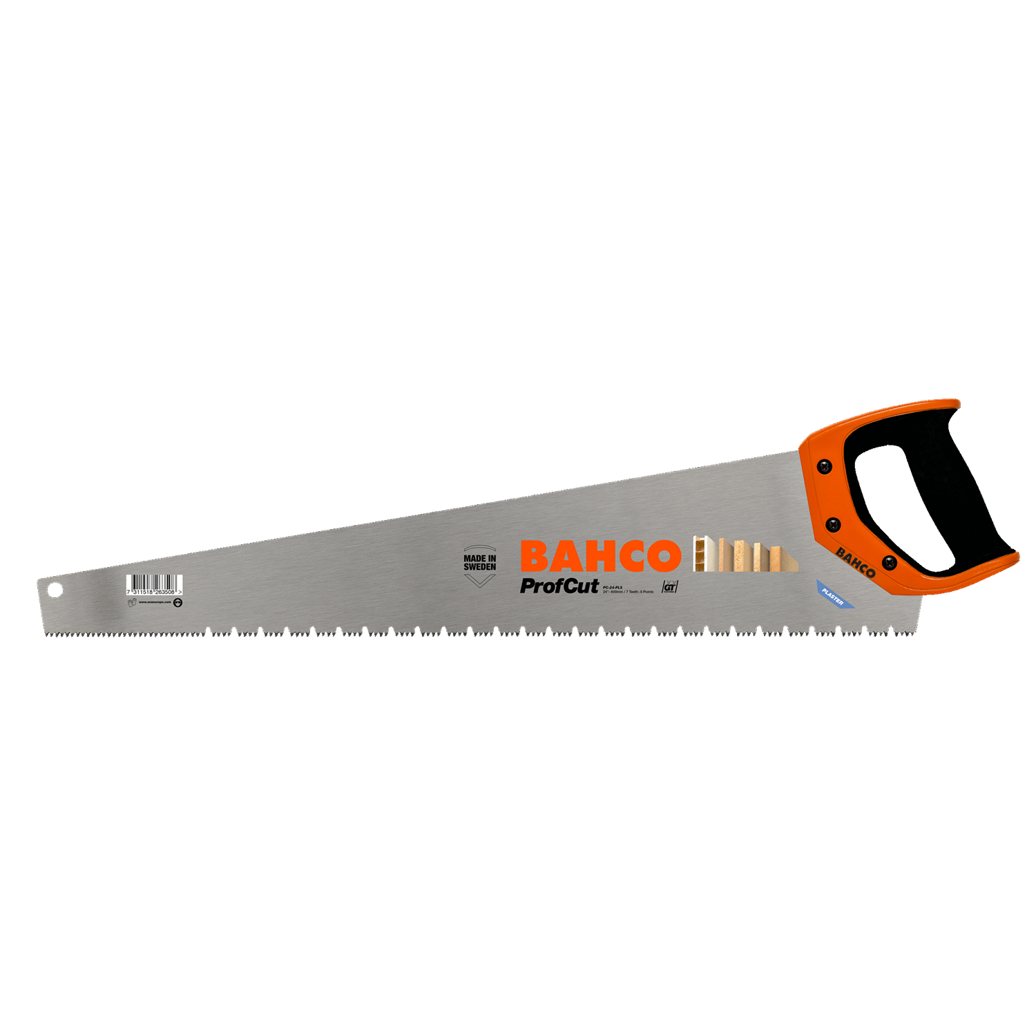 BAHCO PC-PLS ProfCut Handsaw for Plaster/Boards - 600mm - Premium Handsaw from BAHCO - Shop now at Yew Aik.