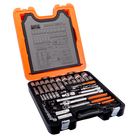 BAHCO S103 1/4” AND 1/2” Square Drive Socket Set Spanner Set - Premium Socket Set from BAHCO - Shop now at Yew Aik.