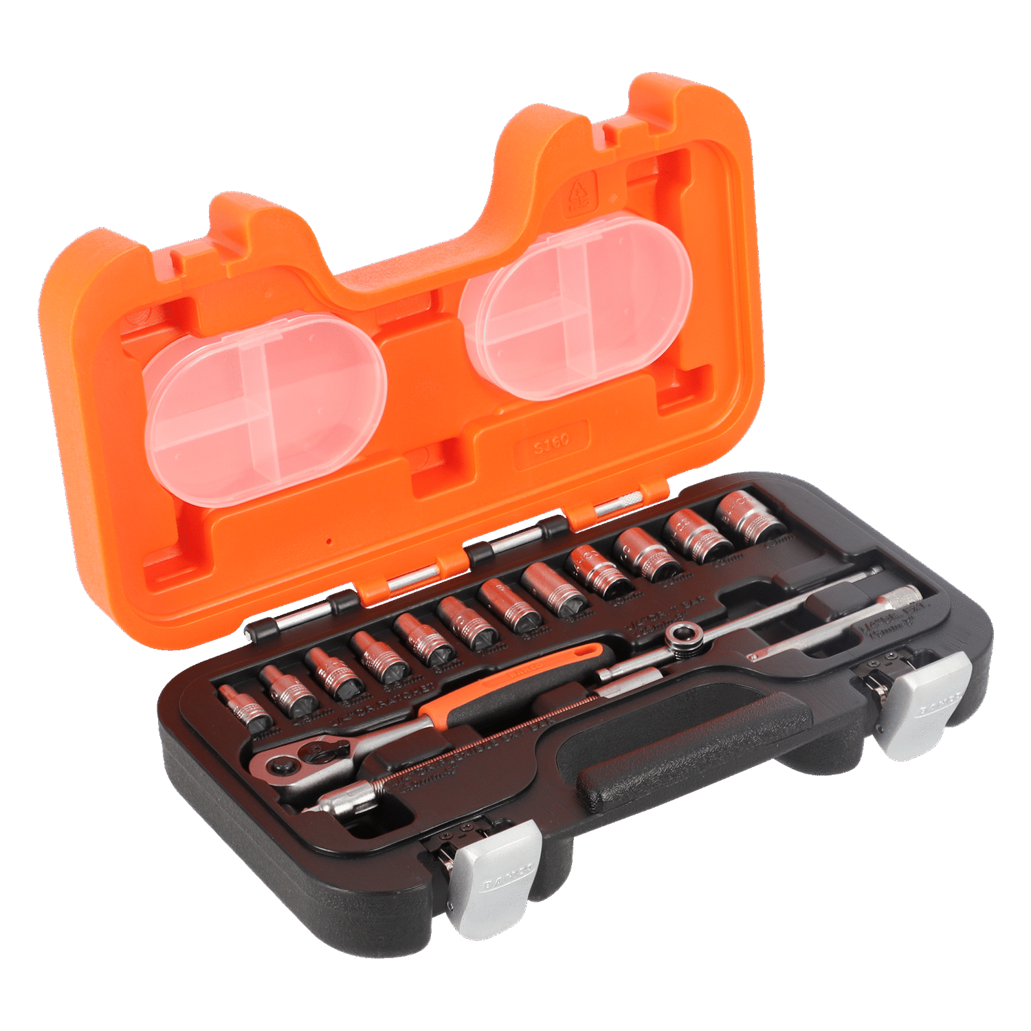 BAHCO S160 1/4” Square Drive Socket Set With Metric Hex Profile - Premium Socket Set from BAHCO - Shop now at Yew Aik.