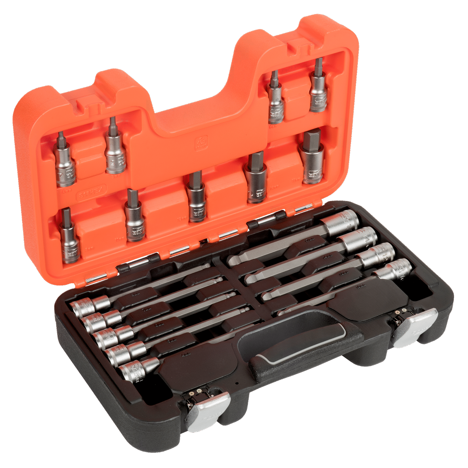 BAHCO S18HEX  1/2” Socket Set Hex Bits - 18 Pcs (BAHCO Tools) - Premium Socket Set from BAHCO - Shop now at Yew Aik.