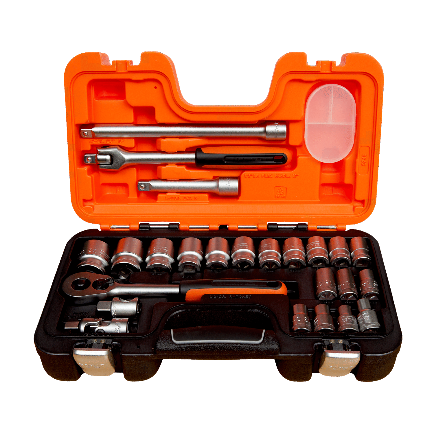 BAHCO S240 1/2” Square Drive Socket Set Metric Hex And Ratchet - Premium Socket Set from BAHCO - Shop now at Yew Aik.