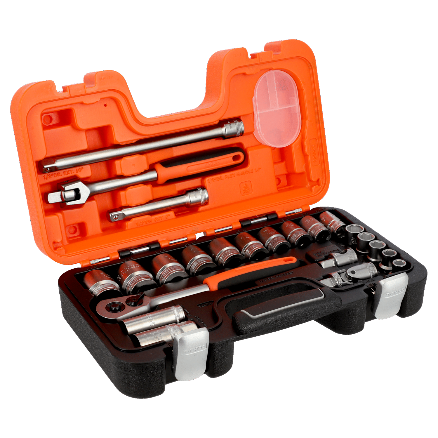 BAHCO S240AF 1/2” Square Drive Socket Set Imperial Hex Profile - Premium Socket Set from BAHCO - Shop now at Yew Aik.