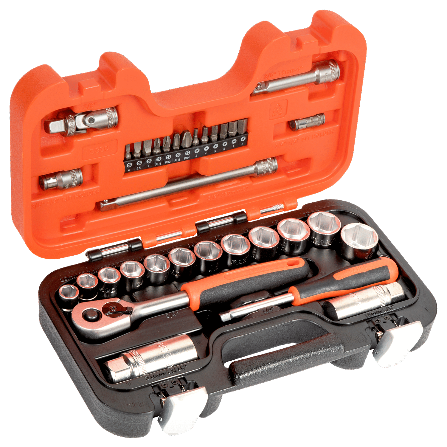 BAHCO S330 1/4” And 3/8 Square Drive Socket Set Metric Hex - Premium Socket Set from BAHCO - Shop now at Yew Aik.