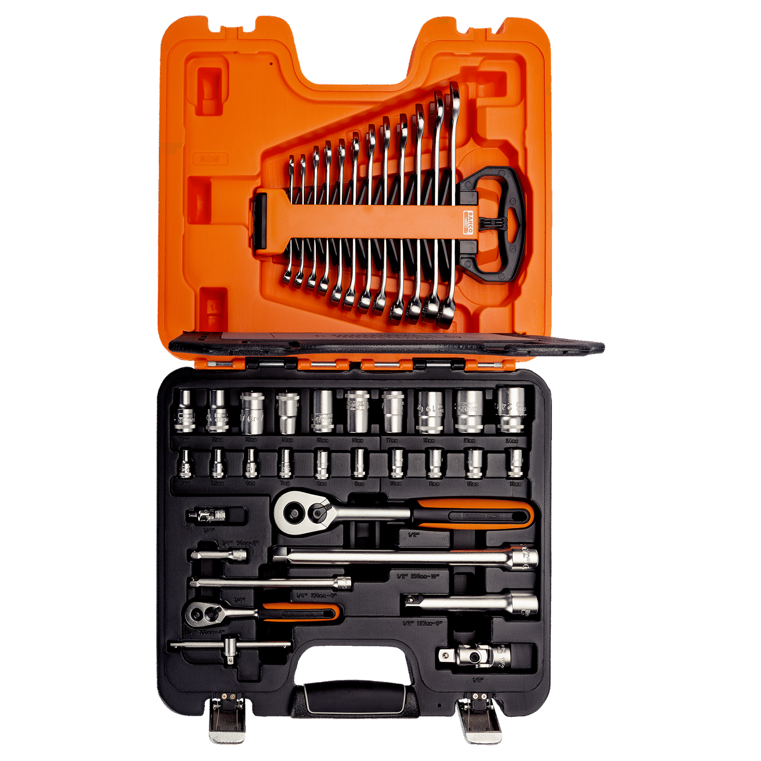 BAHCO S410 1/4” And 1/2” Square Drive Socket Set Metric Hex - Premium Socket Set from BAHCO - Shop now at Yew Aik.