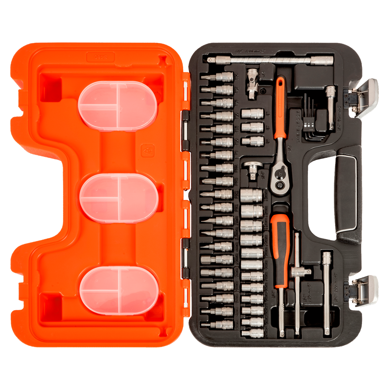 BAHCO S460 1/4” Square Drive Socket Set Metric Hex Profile - Premium Socket Set from BAHCO - Shop now at Yew Aik.