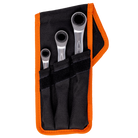 BAHCO S4RM/3T 4-in-1 Ratcheting Ring Wrench Set - 3 Pcs/Pouch - Premium Ratcheting Ring Wrench Set from BAHCO - Shop now at Yew Aik.