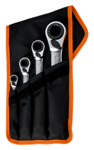 BAHCO S4RM/4T 4-in-1 Ratcheting Ring Wrench Set - 4 Pcs/Pouch - Premium Ring Wrench from BAHCO - Shop now at Yew Aik.