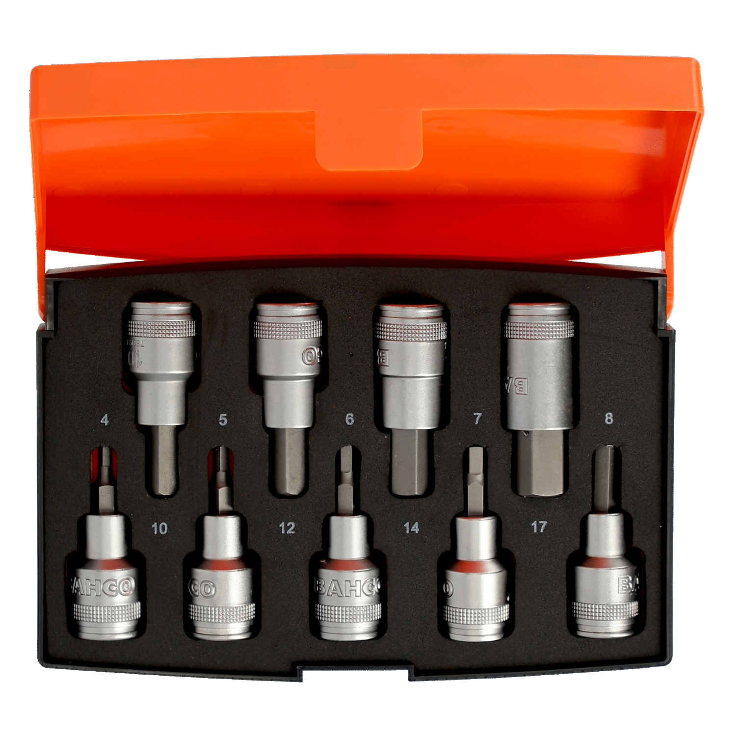 BAHCO S9HEX 1/2” Socket Set With Hex Bits - 9 Pcs (BAHCO Tools) - Premium Socket Set from BAHCO - Shop now at Yew Aik.