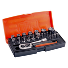 BAHCO SL25AF 1/4” Square Drive Socket Set Imperial Hex Profile - Premium Socket Set from BAHCO - Shop now at Yew Aik.