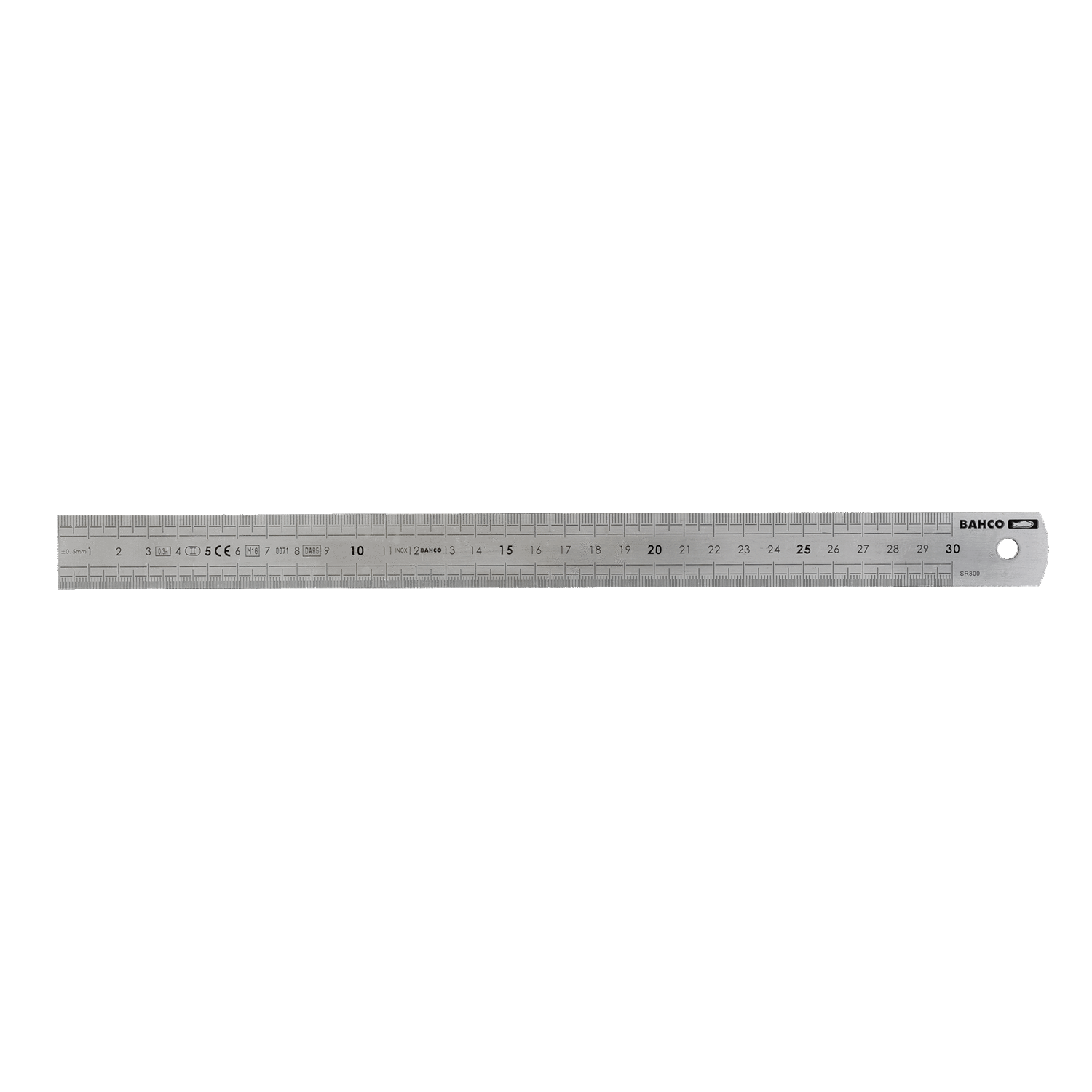 BAHCO SR_MM Metric Stainless Steel Ruler (BAHCO Tools) - Premium Ruler from BAHCO - Shop now at Yew Aik.