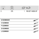 BAHCO ST-1-5P Tungsten Carbide Rotary Burr Set For Metal - Premium Carbide Rotary Burr Set from BAHCO - Shop now at Yew Aik.