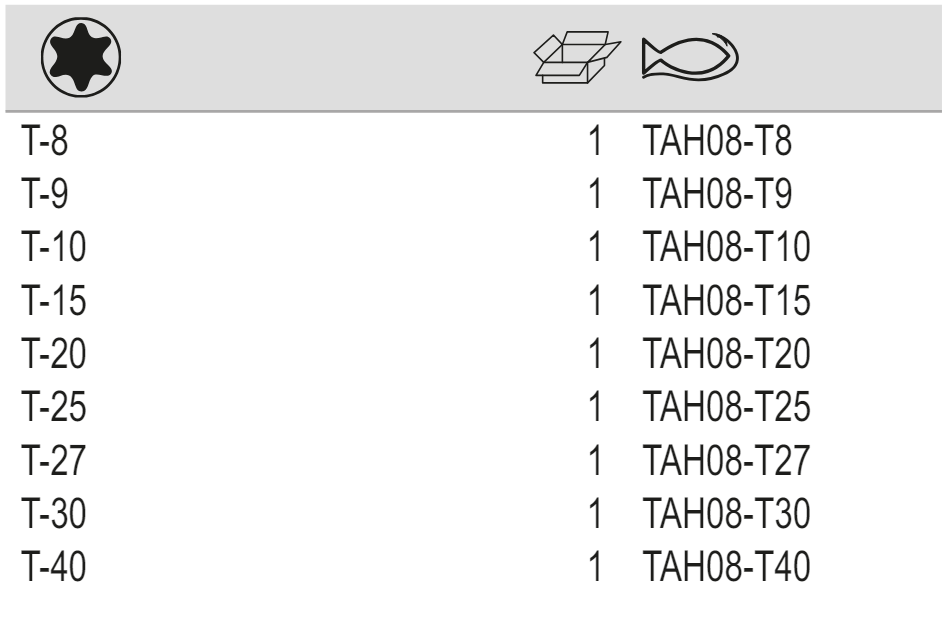 BAHCO TAH08TTAH 1/4” Square Drive Socket Drivers for TORX - Premium 1/4” Square Drive Socket from BAHCO - Shop now at Yew Aik.
