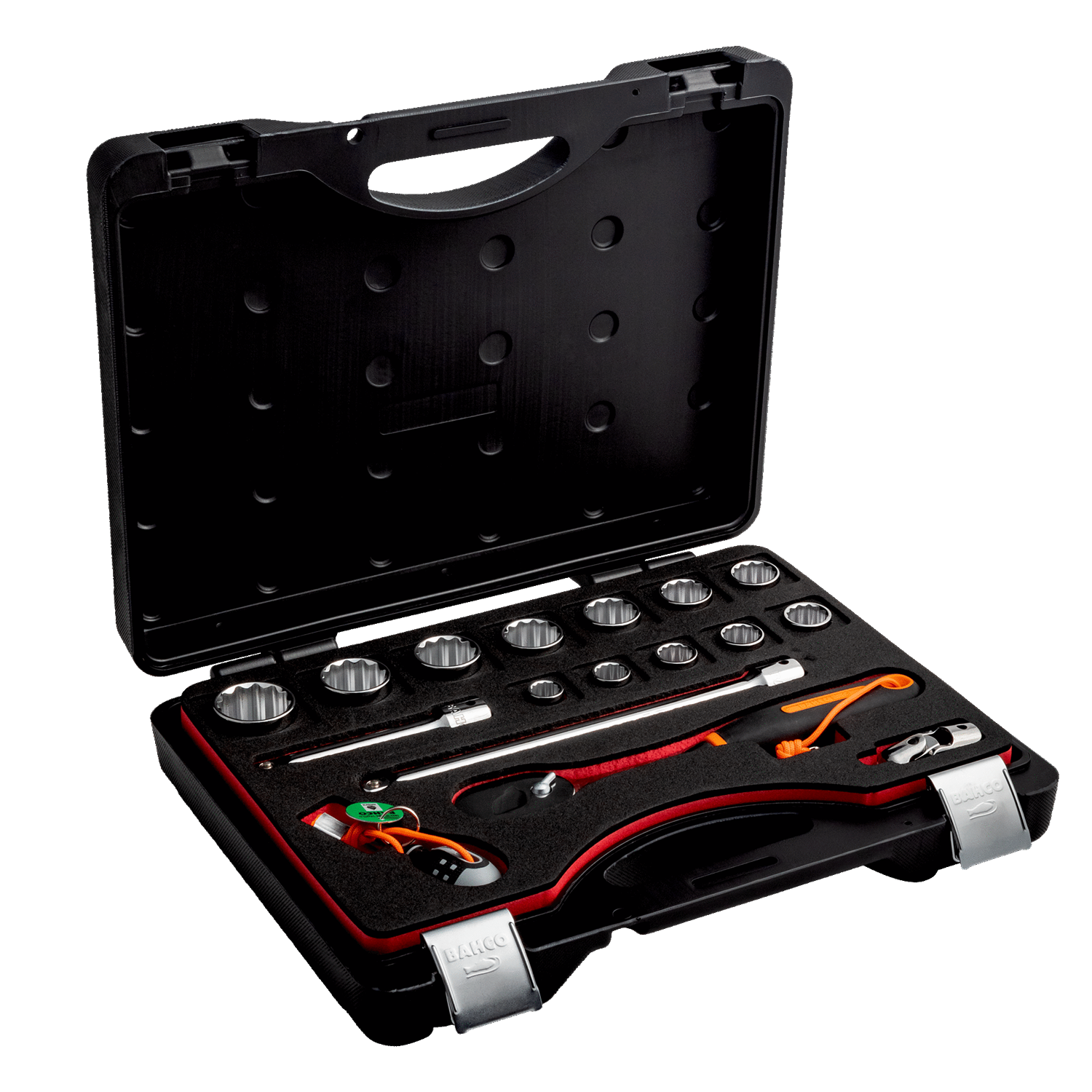 BAHCO TAH16BZ/17 1/2” Square Drive Socket Set with Imperial Hex - Premium 1/2” Square Drive Socket Set from BAHCO - Shop now at Yew Aik.