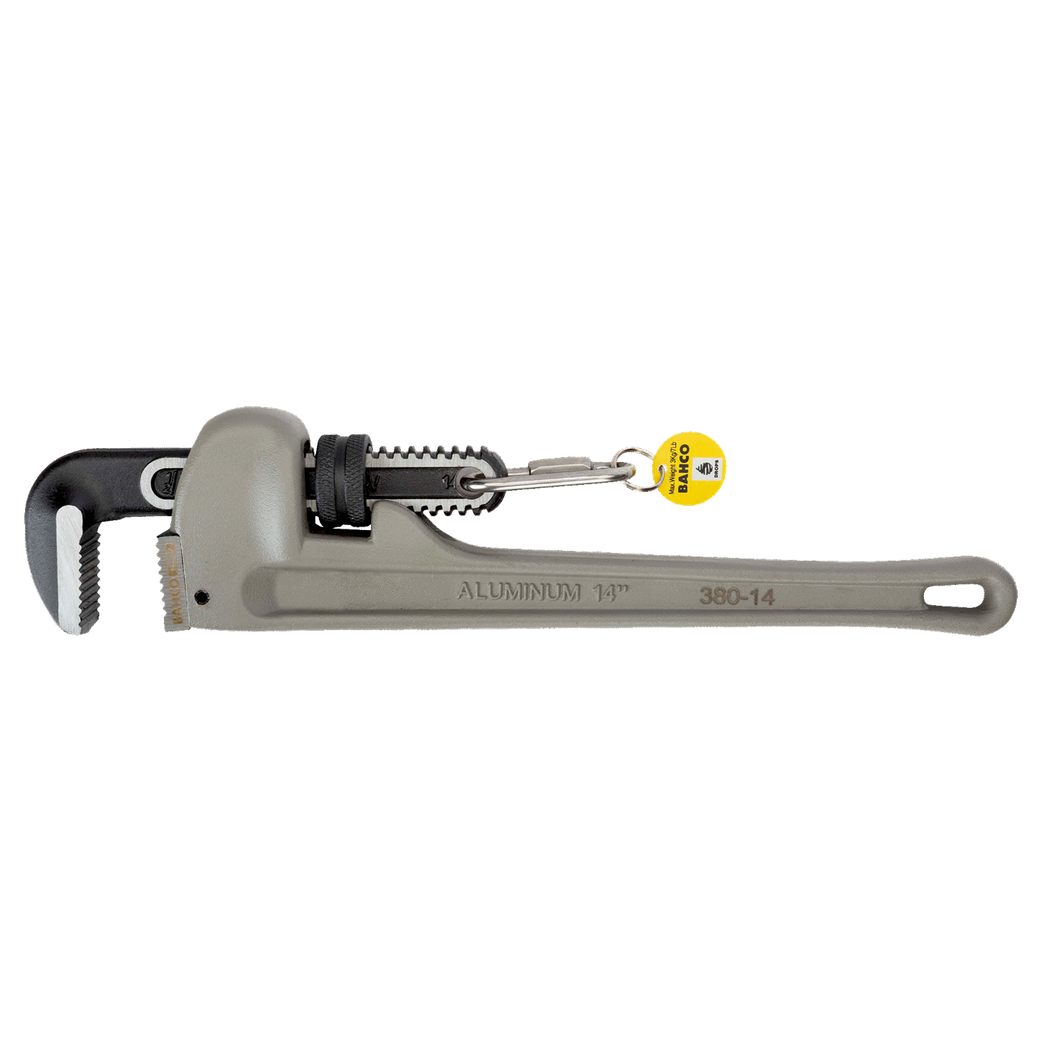 BAHCO TAH380 Aluminium Pipe Wrench with Quick Link - Premium Pipe Wrench from BAHCO - Shop now at Yew Aik.