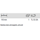 BAHCO TL 3C-SA High Precision Tweezers with Very Sharp Tips 110mm - Premium Tweezers from BAHCO - Shop now at Yew Aik.