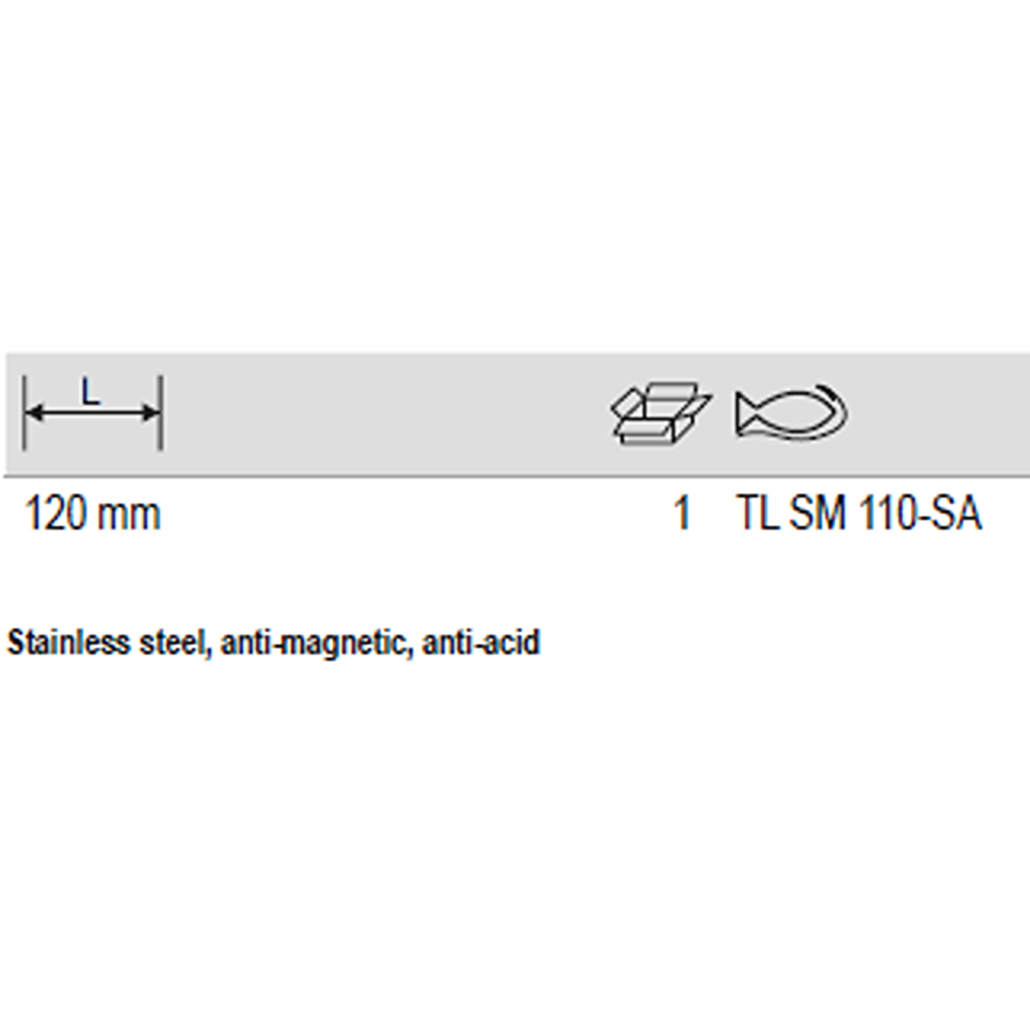 BAHCO TL SM110-SA  SMD Tweezers Monolithic Chip Capacitors - Premium SMD Tweezers from BAHCO - Shop now at Yew Aik.