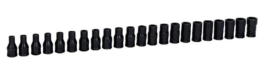 BLUE-POINT 122TSTY 1/4" Impact Socket Set Fractional & Metric - Premium 1/4" Impact Socket Set from BLUE-POINT - Shop now at Yew Aik.