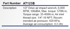 BLUE-POINT AT123B 1/2" Drive Air Impact Wrench (BLUE-POINT) - Yew Aik (S) Pte Ltd