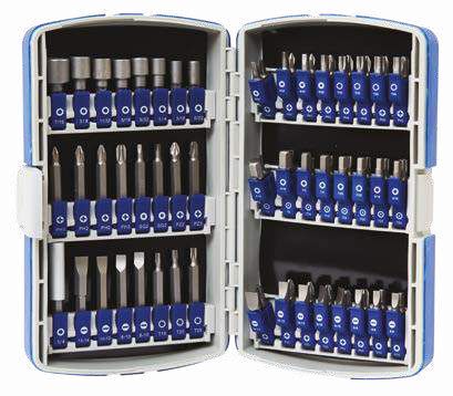 Blue Point 6 Inch Bit Set BLUE-POINT BLP72BITS Screwdriver Bit Set, 72pcs (BLUE-POINT)