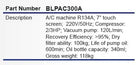 BLUE-POINT BLPAC300A A/C Machine 220V 50Hz (BLUE-POINT) - Yew Aik (S) Pte Ltd