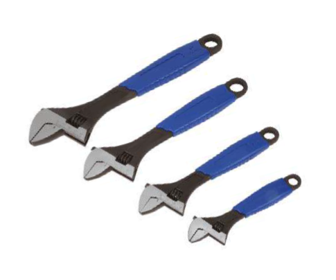 BLUE-POINT BLPADJ404SG Adjustable Wrench Set, Soft Grip, 4pcs - Premium Adjustable Wrench Set from BLUE-POINT - Shop now at Yew Aik.
