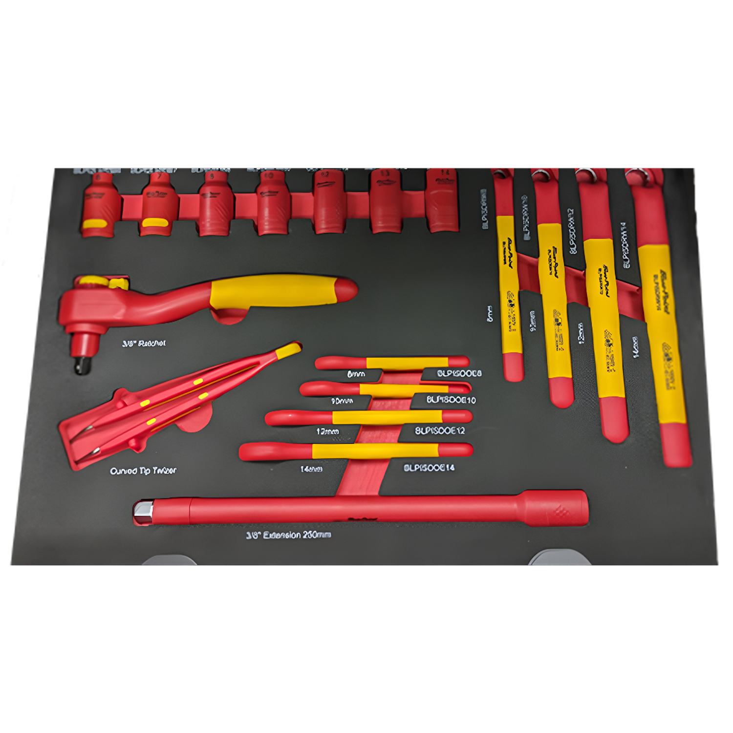 BLUE-POINT BLPINNT27S Insulated Set Portable 27 Pcs (BLUE-POINT) - Yew Aik (S) Pte Ltd