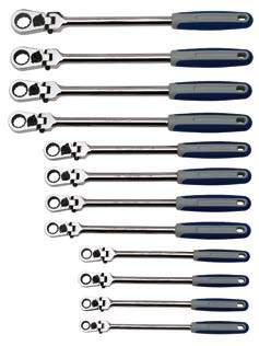 BLUE-POINT BOERMFLCG712 Ratcheting Wrench Set Locking Flex Head