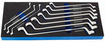 BLUE-POINT BPS3A 75° Double Ring Wrench Set Metric (BLUE-POINT) - Premium 75° Double Ring Wrench Set from BLUE-POINT - Shop now at Yew Aik.