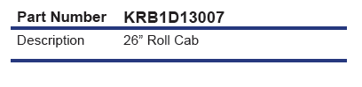 BLUE-POINT KRB1D13007 Roller Tool Cabinet 26 inch (BLUE-POINT) - Yew Aik (S) Pte Ltd