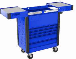 BLUE-POINT KRBC200 5 Drawers Sliding Top Roll Cart (BLUE-POINT) - Premium 5 Drawers Sliding Top Roll Cart from BLUE-POINT - Shop now at Yew Aik.