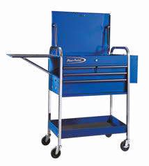 Blue Point Rool BLUE-POINT KRBC7TDPCM 4 Drawers Flip-Top Roll Carts (BLUE-POINT)