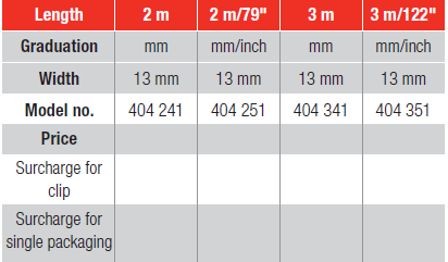 BMI 404 IN-OUT Measuring Pocket Tape With Top Sight Window - Premium Measuring Pocket Tape from BMI - Shop now at Yew Aik.