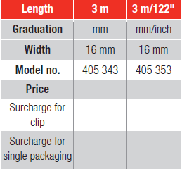 BMI 405 VISO Measuring Pocket Tape (BMI Tools) - Premium Measuring Pocket Tape from BMI - Shop now at Yew Aik.