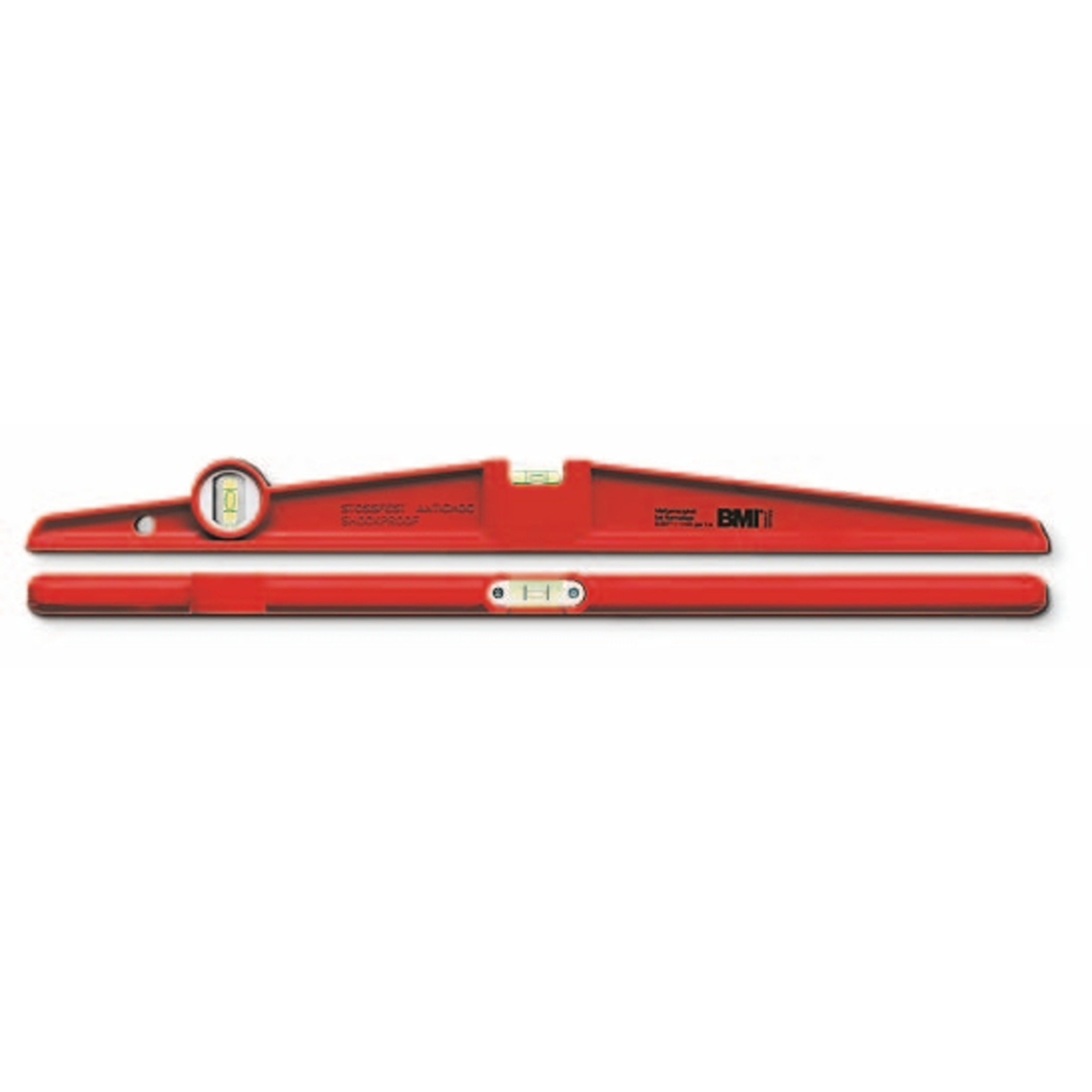 BMI 666 Aluminium Cast Spirit Level With Milled Measuring Surface - Premium Aluminium Cast Spirit Level from BMI - Shop now at Yew Aik.